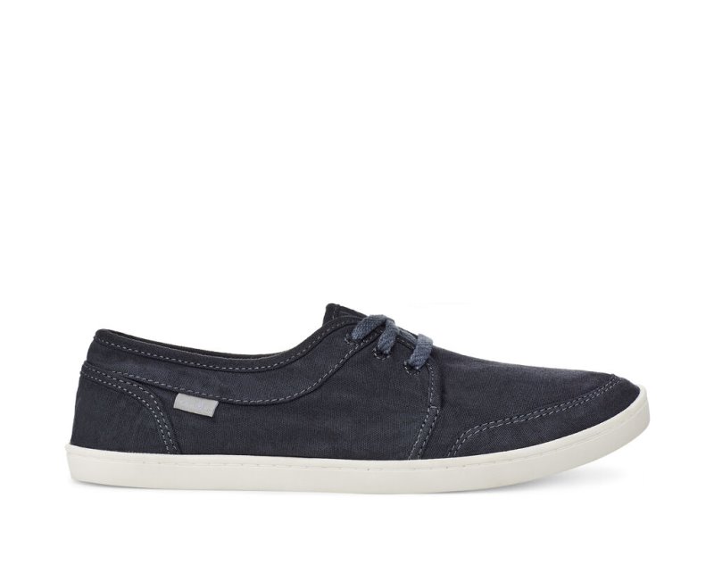 Sanuk Pair O Dice Lace Women\'s Sidewalk Surfers Navy | Canada 121CTV